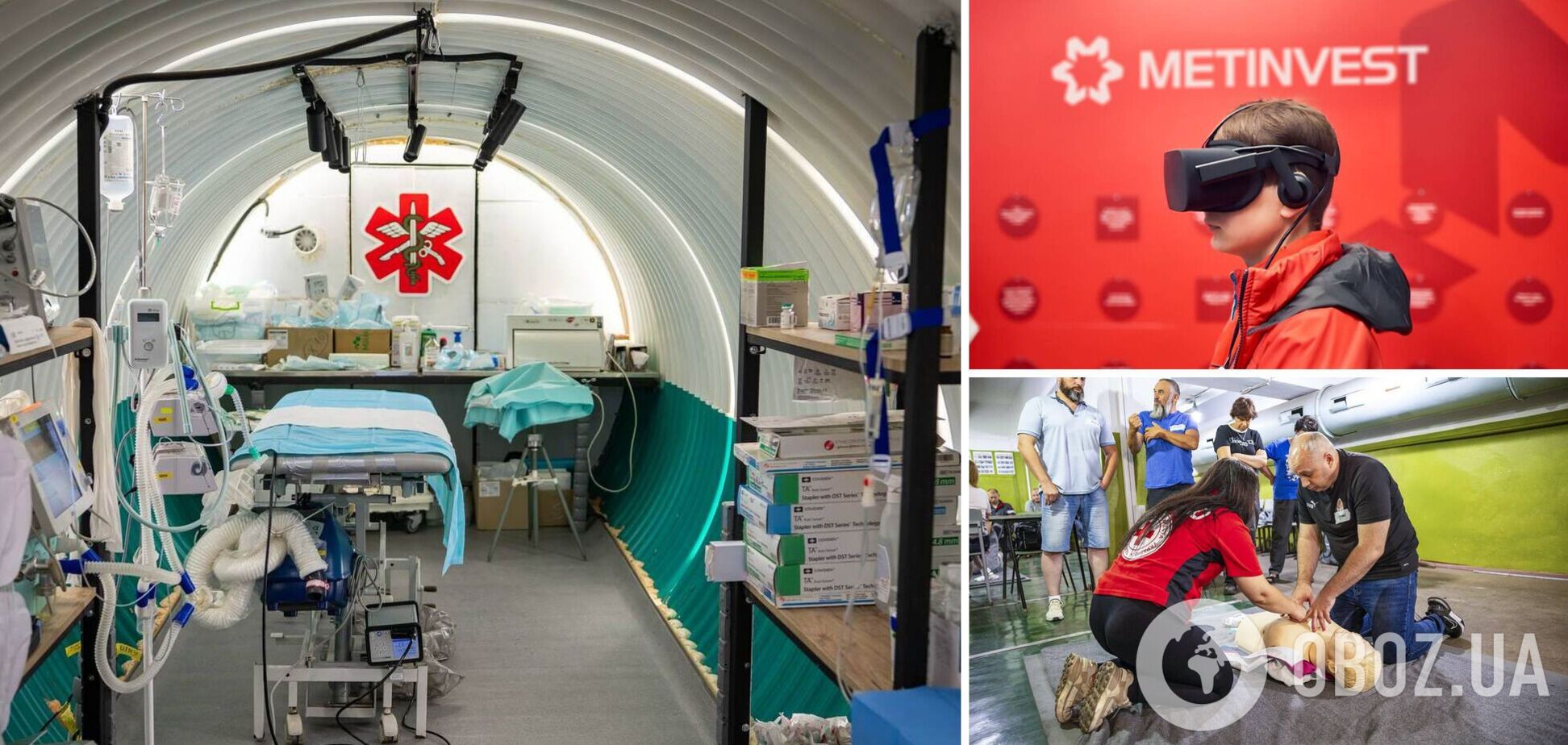 Підземні шпиталі та захист для Patriot: допомога 'Метінвесту' від початку війни сягнула 9,2 млрд грн