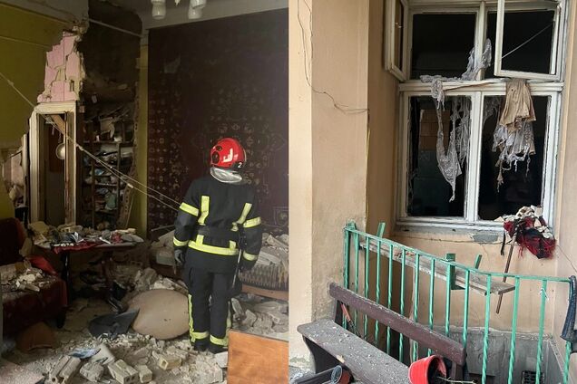 Во Львове произошел мощный взрыв в квартире: есть разрушения, пострадала женщина. Фото
