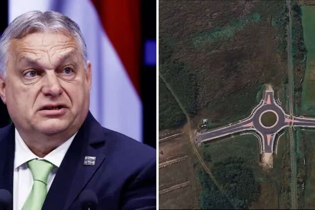 Орбан збудував кільцеву розв’язку посеред поля