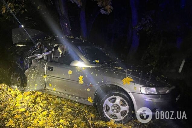 На Киевщине подросток-водитель совершил смертельное ДТП: один ребенок погиб, а еще шесть в больнице. Фото