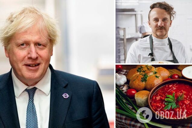 Думав, що борщ – російський: Клопотенко розповів, як змусив Бориса Джонсона полюбити головну страву українців