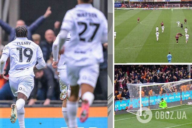 Англійський футболіст забив фантастичний 'вертикальний' гол зі своєї половини поля. Відео