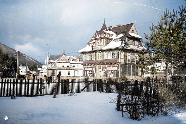 В сети показали Ворохту в 30-х годах: цветные фото