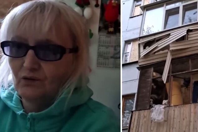 'Было зарево, все посыпалось': жительница Запорожья рассказала о вражеской атаке и показала ее последствия. Видео