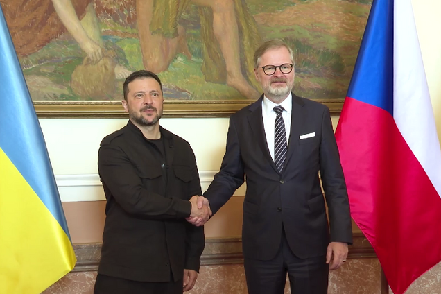 'Маємо спільну позицію': Зеленський зустрівся з прем’єр-міністром Чехії і розповів про головні теми перемовин. Відео
