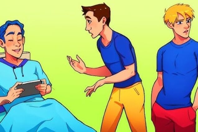 Кто брат мужчины на рисунке? Непростая головоломка