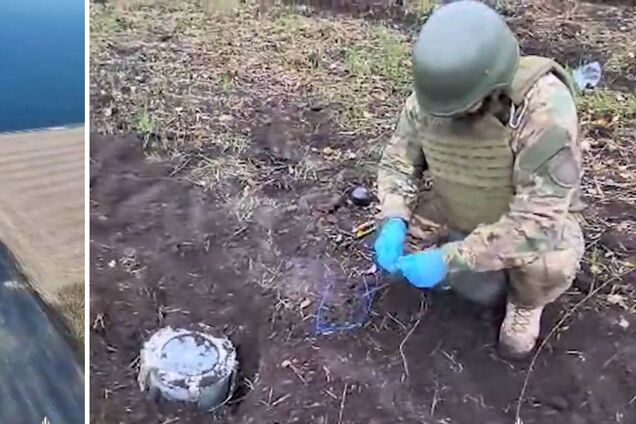 На Киевщине уничтожили боевую часть 'Шахеда', которую нашли посреди поля. Видео