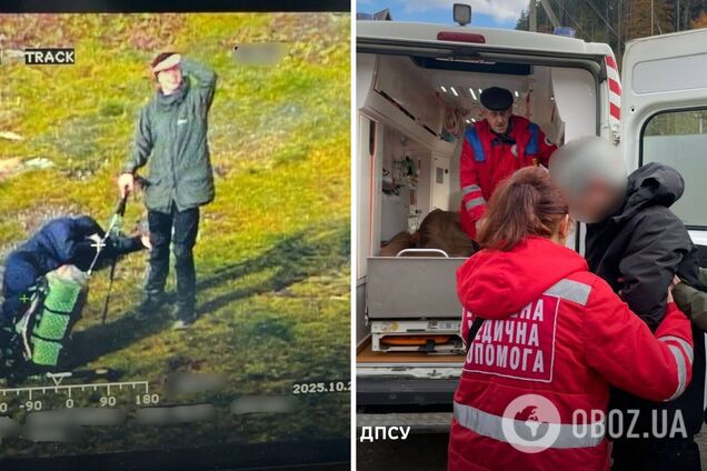 Хотіли потрапити до Румунії: прикордонники врятували чоловіків, які два дні блукали в горах. Фото