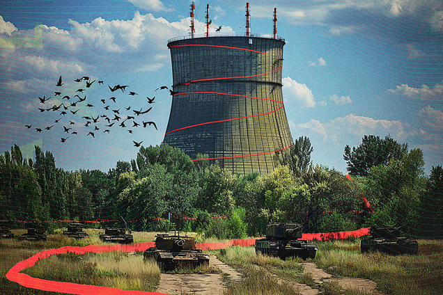 Чернобыль в войне. Градирня