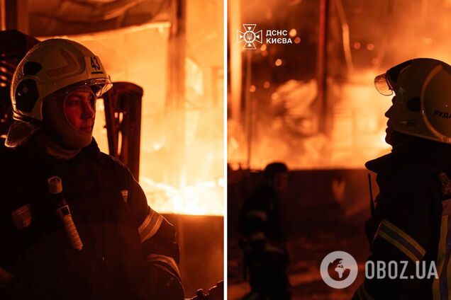 Россия атаковала Киев баллистикой: вспыхнули пожары, есть жертви, пострадали 13 человек. Фото