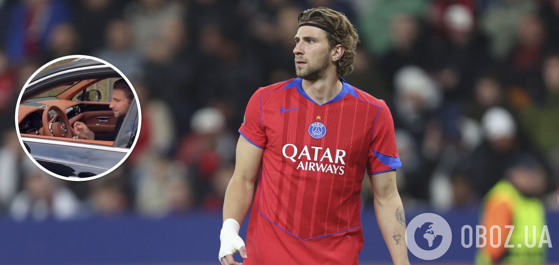 Забарний засвітився в Парижі зі своєю 'іграшкою' за 12 млн грн. Відео