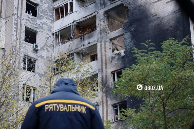 'Соседи задохнулись': киевлянка рассказала о последствиях атаки оккупантов на Киев. Видео