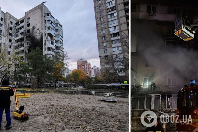 Вражеский обстрел Киева: в Деснянском районе завершили работы по ликвидации последствий, есть погибшие, десятки пострадавших. Фото и видео