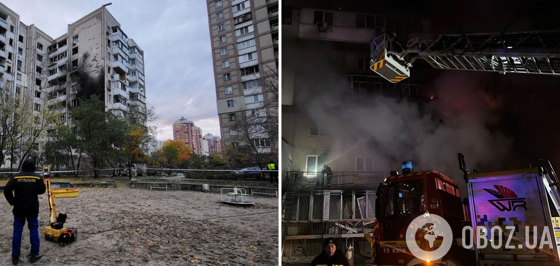 Вражеский обстрел Киева: в Деснянском районе завершили работы по ликвидации последствий, есть погибшие, десятки пострадавших. Фото и видео