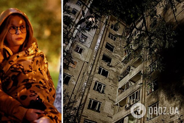 В стене дыра, есть раненые: в Киеве жилой дом пострадал от ударов армии России. Фото и видео