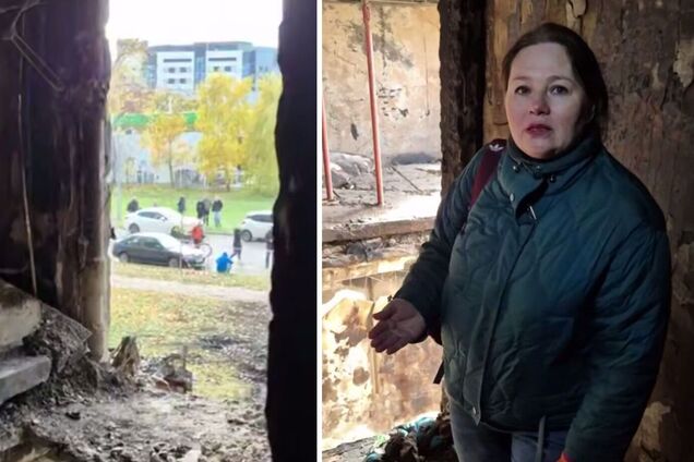 'Тут була дитяча кімната': у Києві дрон влучив у квартиру, де жили переселенці з Красного Лимана