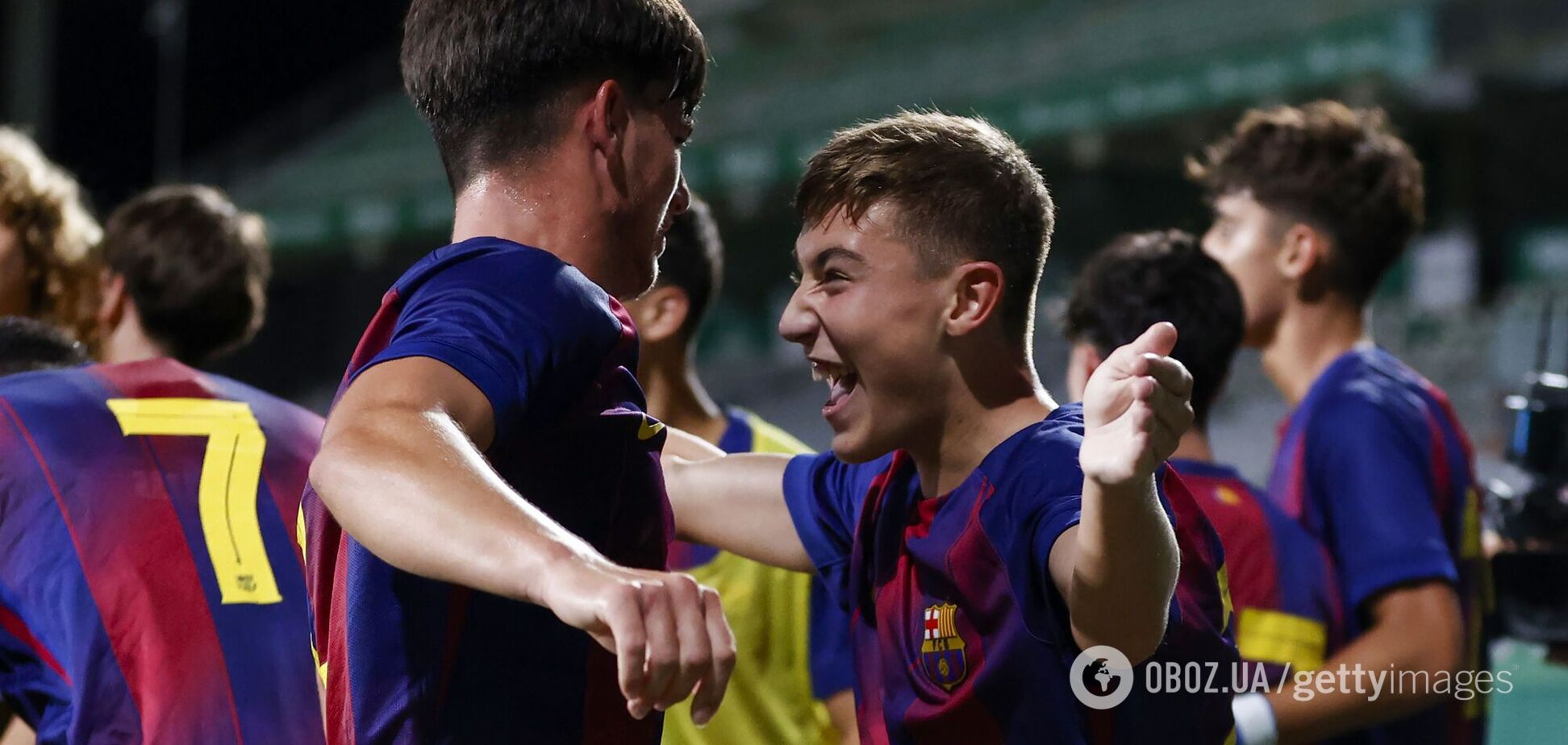 'Украинский Месси' принес победу 'Барселоне', забив решающий гол и отдав точный пас в чемпионате Испании U-16. Видео