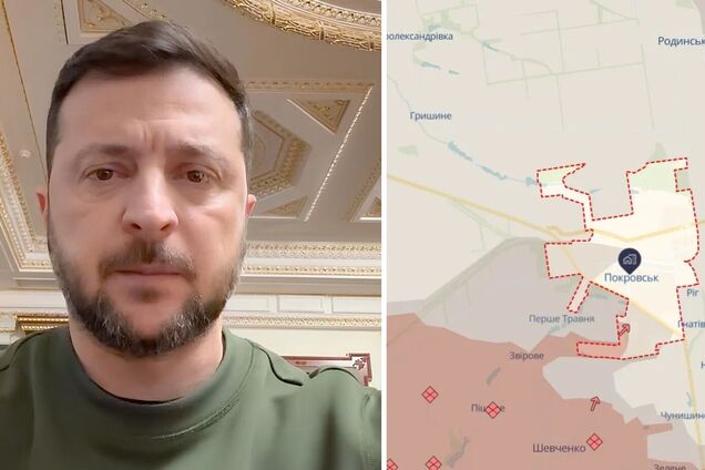 'Главная цель россиян – Покровск': Зеленский подтвердил бои в городе