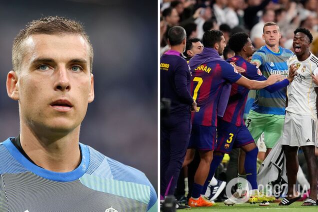 В 'Реале' приняли важное решение по вратарю сборной Украины после его удаления на матче с 'Барселоной' – СМИ