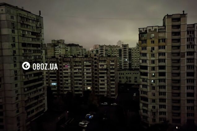 Отключение света в Киеве в начале октября-2025. Иллюстрация