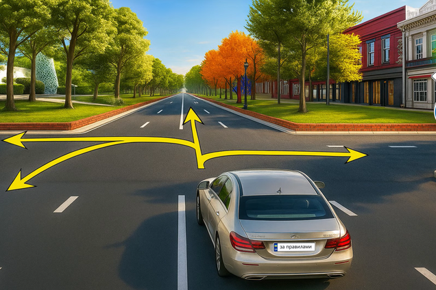 Куди дозволено проїхати? Тест на знання ПДР