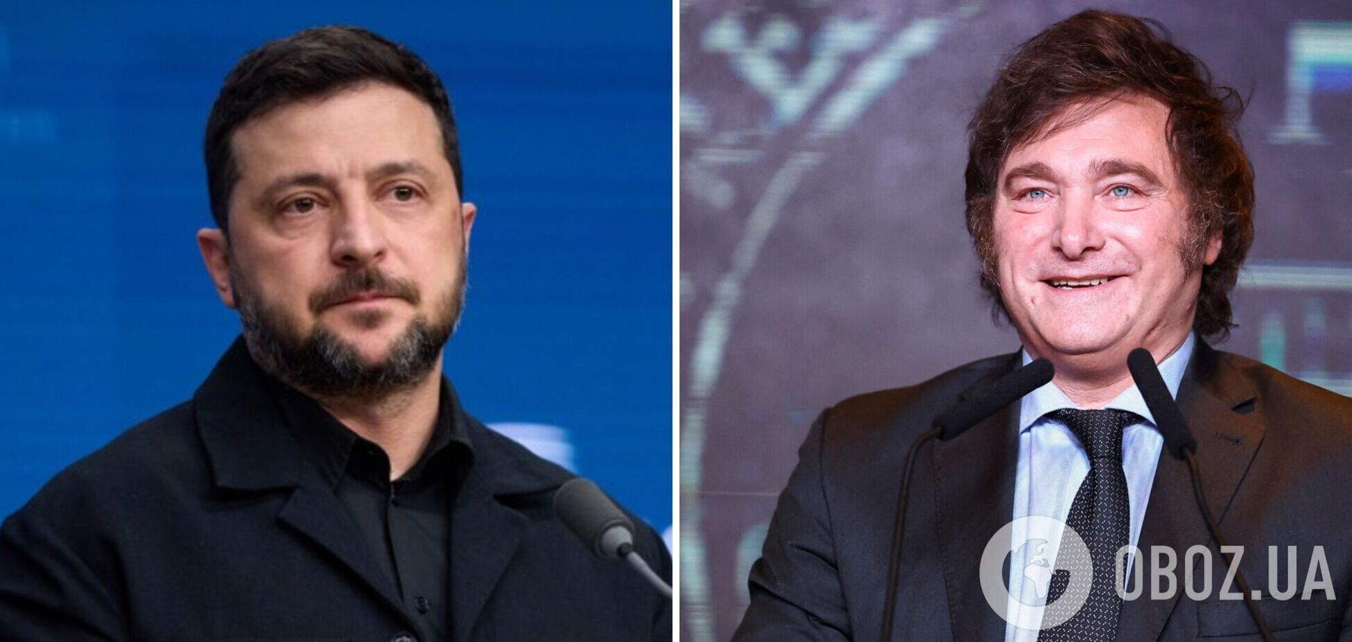 'Можем реализовать много проектов вместе': Зеленский пригласил президента Аргентины Милея в Украину