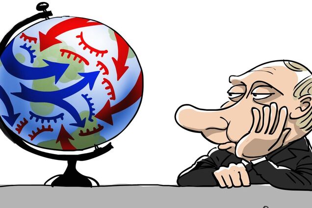 Карикатура. Путінська агресія