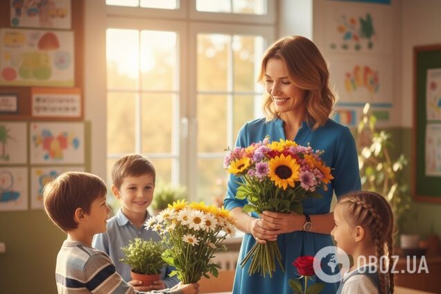 Картинки з Днем учителя 2025: листівки, красиві привітання та побажання для педагогів