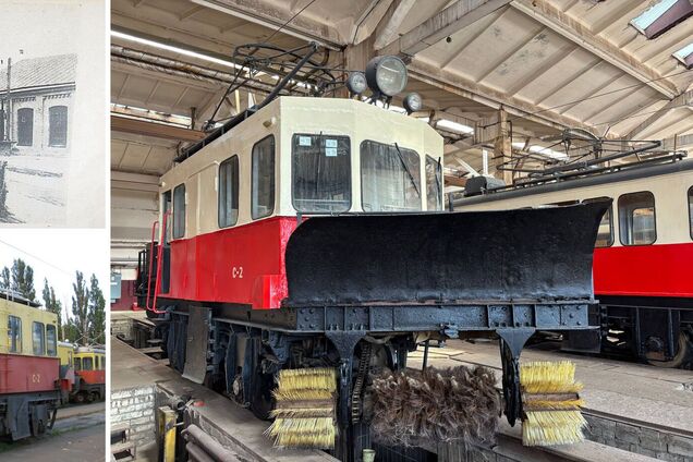 До сих пор работает: в Киеве можно увидеть уникальный 99-летний вагон-снегоочиститель. Фото и видео