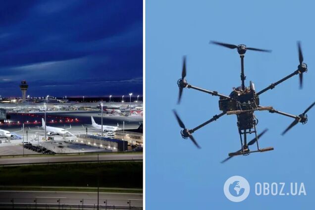 У Мюнхені аеропорт призупиняв роботу через невідомі дрони: було скасовано 17 рейсів