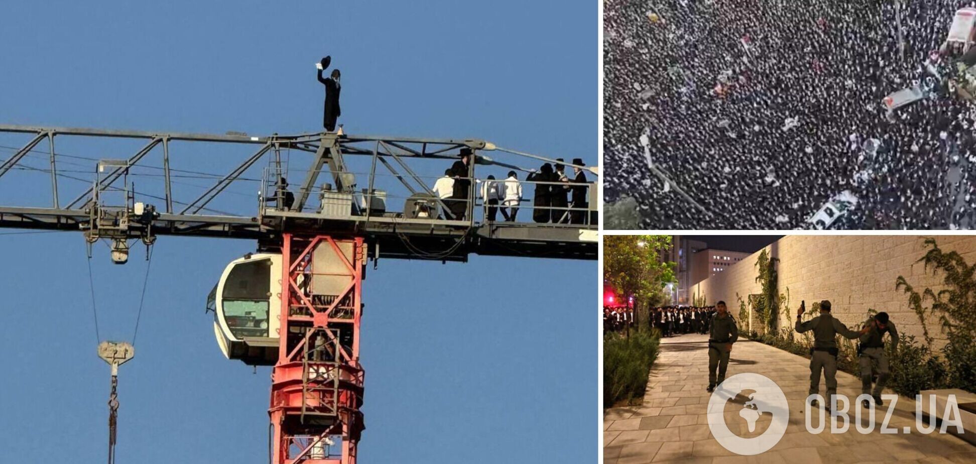 В Израиле ультраортодоксальные мужчины вышли на протест против военной службы: один подросток погиб. Видео