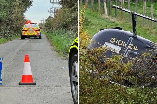 У Британії розбився гелікоптер, є загиблий і поранені: усі подробиці