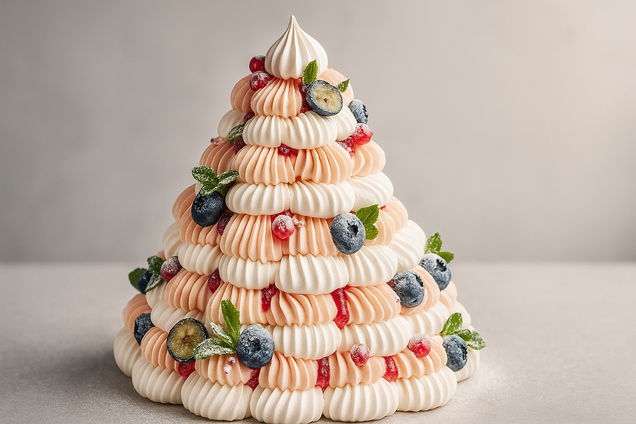 Вишукана новорічна ялинка з меренги: здивуйте рідних смачним десертом
