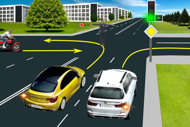 Хто може проїхати перехрестя? Непросте завдання з ПДР