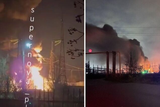 Попадание в электроподстанцию под Владимиром, РФ