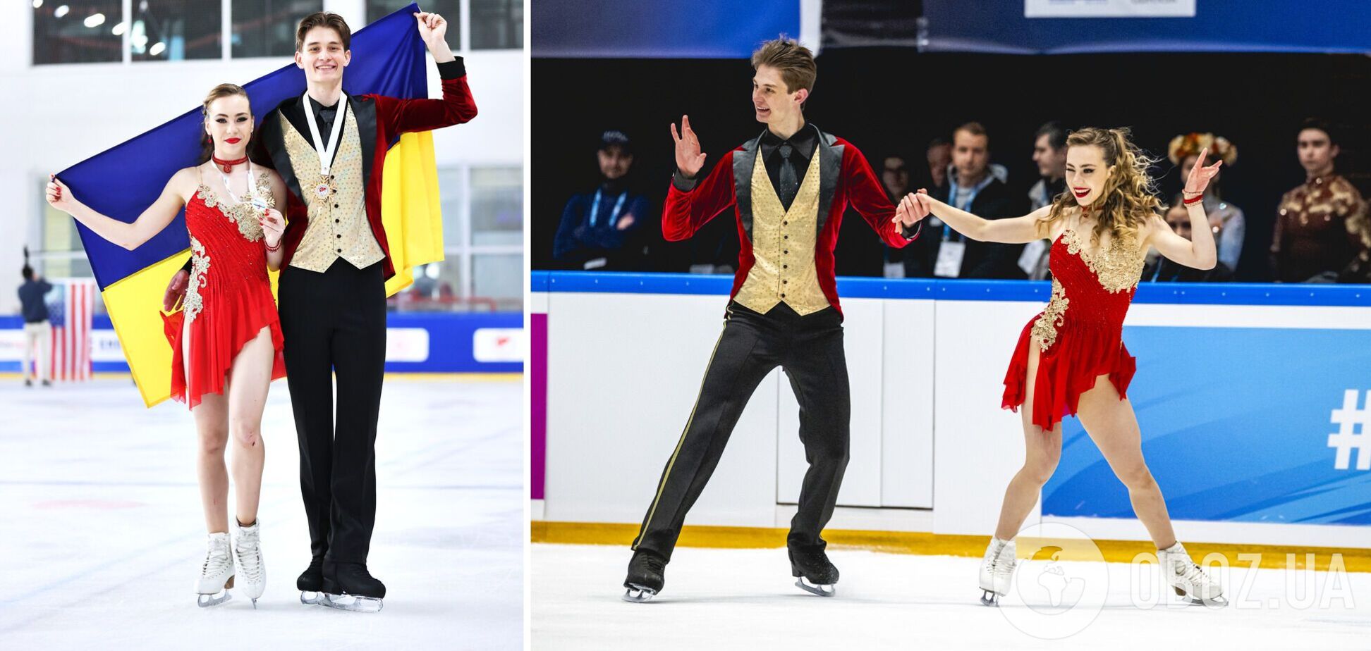 Українські фігуристи з історичним рекордом виграли 'золото' на турнірі в Польщі. Відео