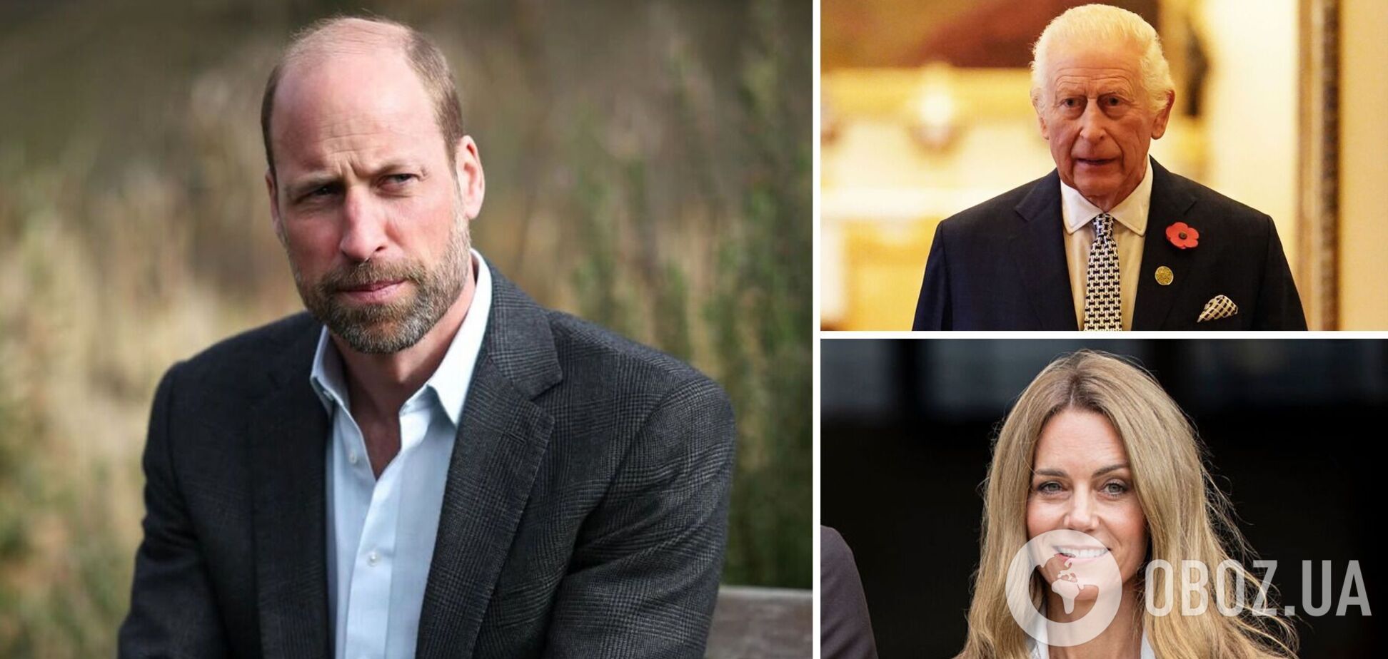 'Найважчий рік у моєму житті'. Принц Вільям відверто розповів, як відреагував на онкологію Кейт Міддлтон та Чарльза III