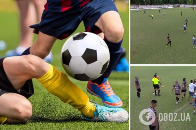 Відео 'найстрашнішого підкату в історії футболу' стало вірусним в інтернеті, зібравши тисячі переглядів