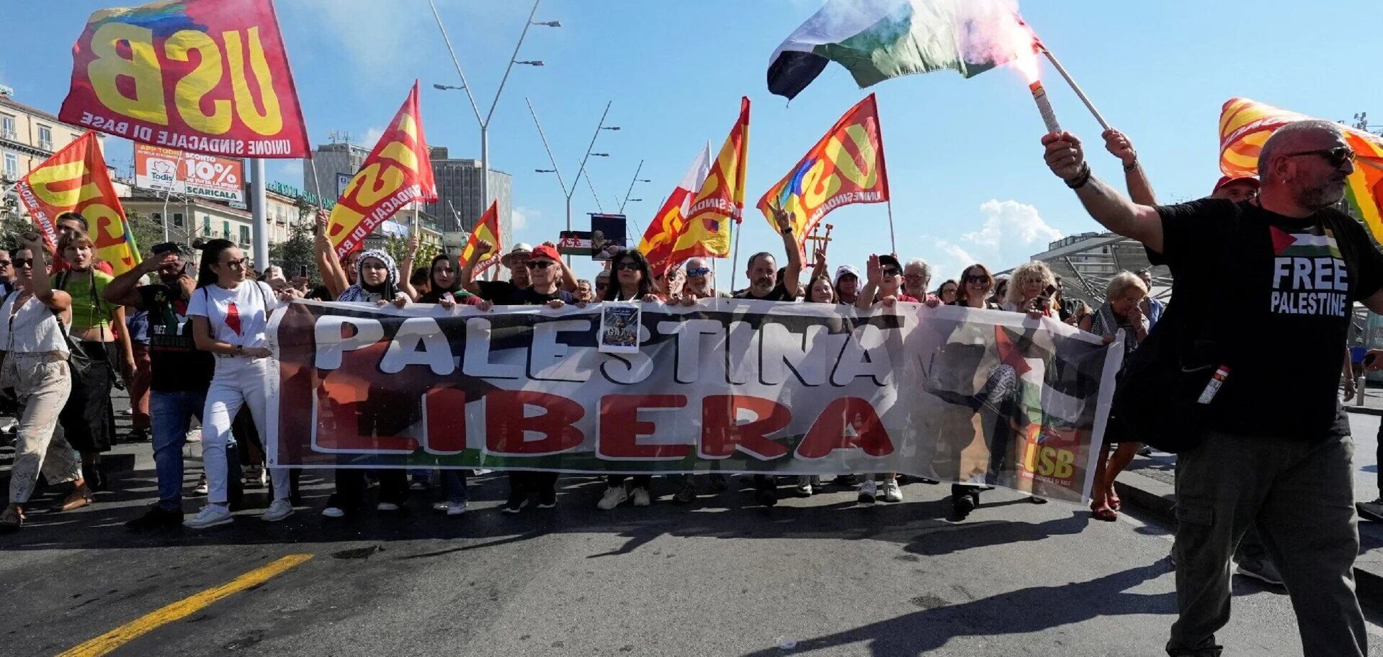 Италию парализовали пропалестинские протесты: что требуют активисты