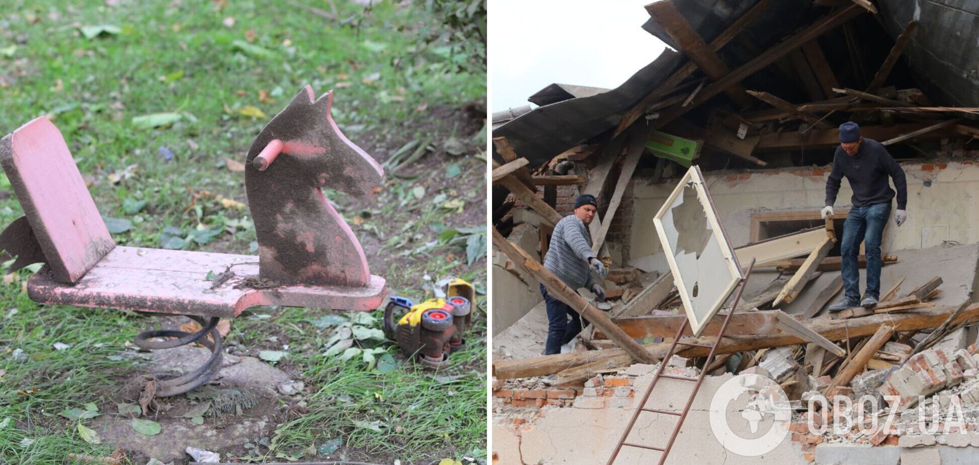 Ціллю стали школа, дитсадок і церква: з'явились кадри перших хвилин після атаки ворога по Львівщині. Відео