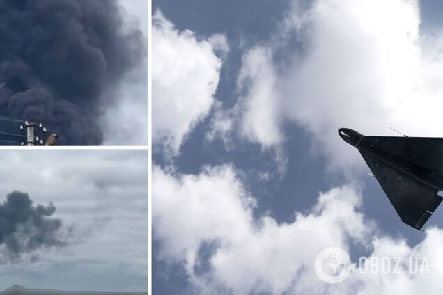 Війська РФ поцілили в АЗС у Чернігові: піднявся стовп диму. Фото і відео