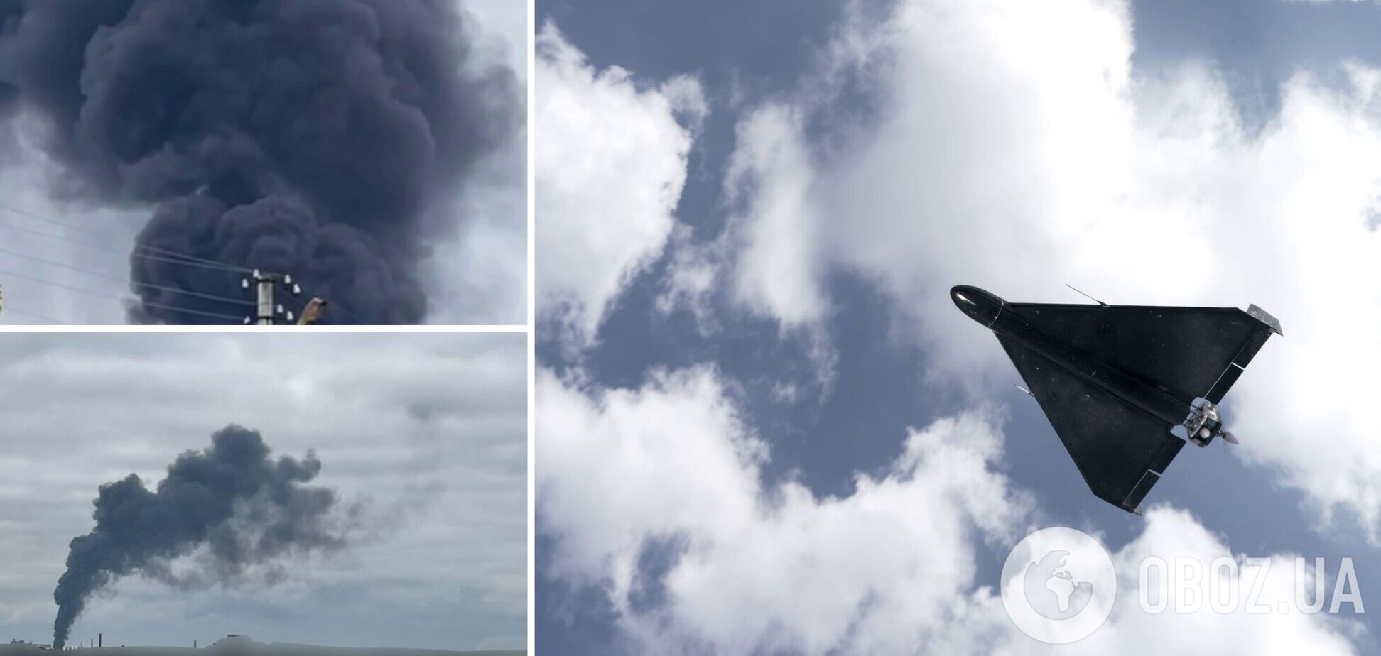 Війська РФ поцілили в АЗС у Чернігові: піднявся стовп диму. Фото і відео