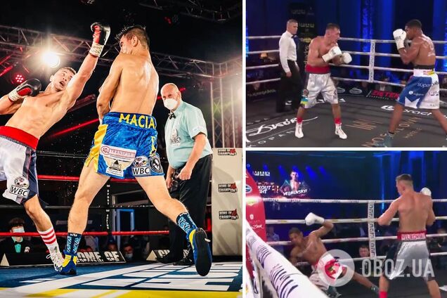 Український боксер одним ударом відправив суперника в нокдаун і програв. Відео