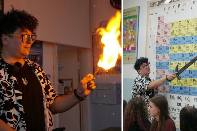 Красит волосы в синий цвет и варит брагу на уроке: как учитель химии Юрий Пахомов стал одним из лучших в Украине