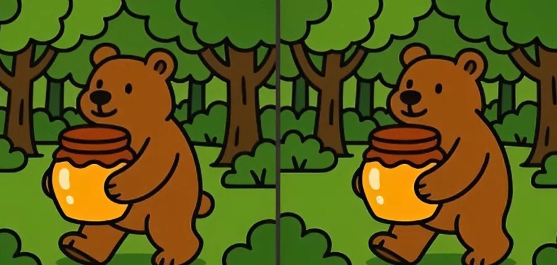 Где отличия? Веселая головоломка для внимательных