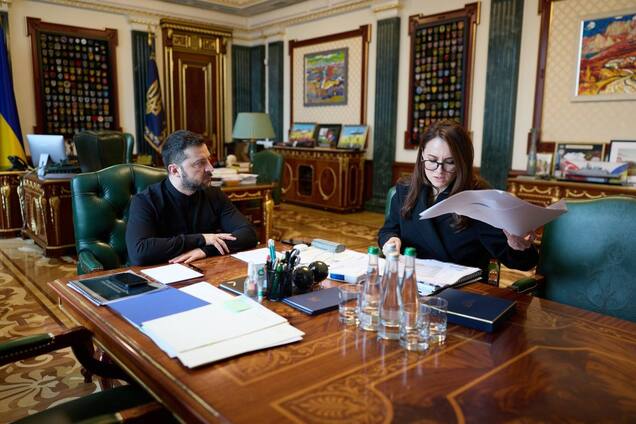 Иллюстрация - Зеленский и Свириденко