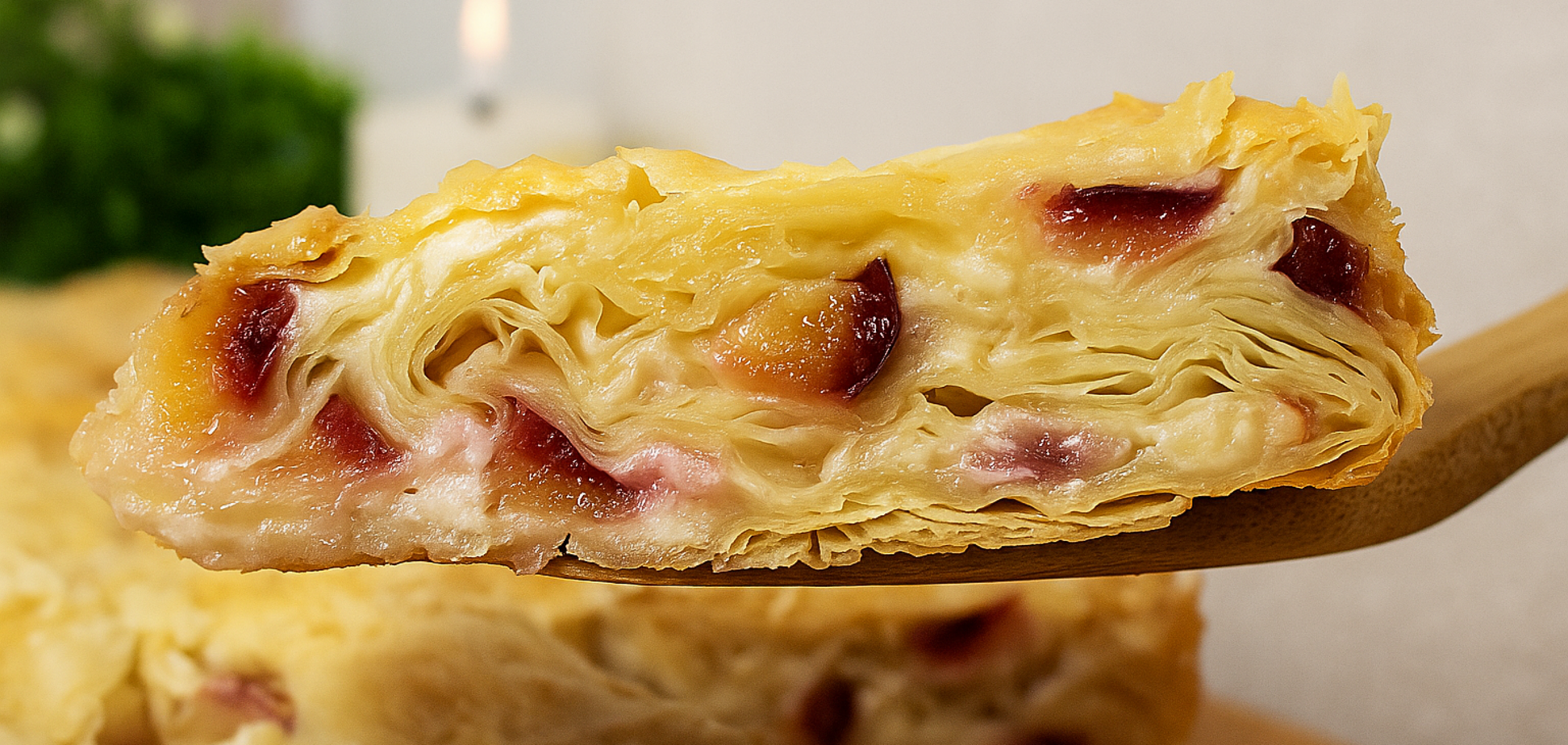 Элементарный сливовый пирог из теста фило: не придется ничего раскатывать или вымешивать