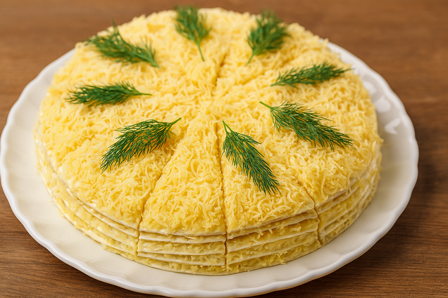 Лінивий закусочний торт з тунцем та сиром: знадобиться лаваш