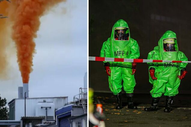 У Німеччині сталася аварія на хімзаводі, піднявся жовтий дим: є постраждалі. Фото і відео