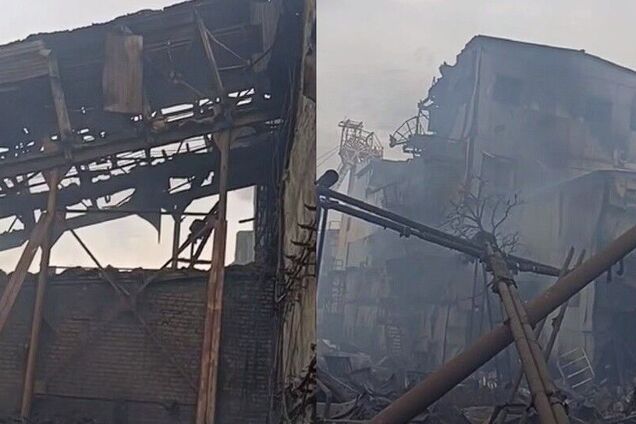 Наслідки удару по фабриці 8 жовтня 2025 року